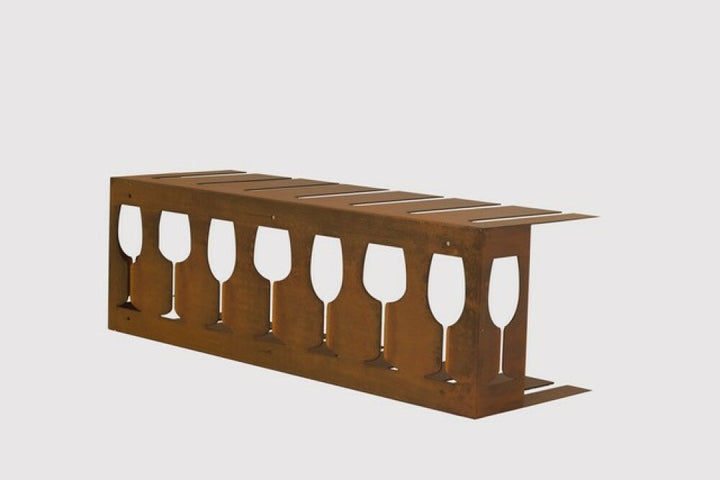2469 Gläserregal LVPB 075 Rost –