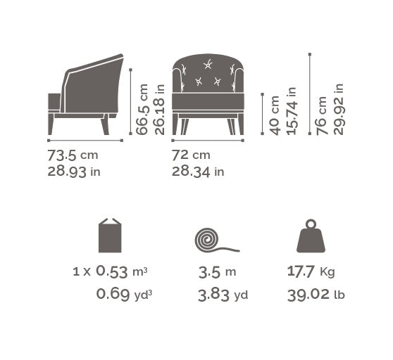 10195 Fauteuil ISOTTA 2025