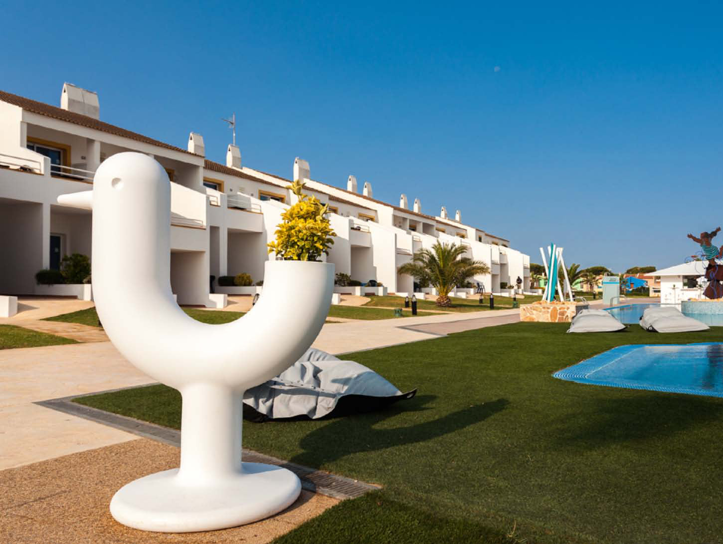 2601 PEACOCK PLANTER Vogel-Pflanzgefäß